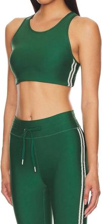 The Upside Oxford Nora Sports Bra In Fern