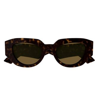 Gucci Sunglasses, unisex, Brown, Size: 51 MM Sunglasses