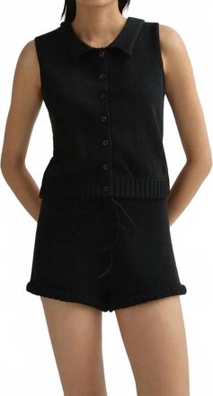Poss&eacute; Teo Short In Black