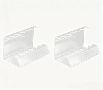 OEM Portal&aacute;pices, Soporte Transparente, Adecuado Para Material De Dibujo Y Pintura, Bol&iacute;grafos, Cepillos De Dientes Y L&aacute;pices, Juego De 2