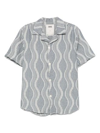 OAS Como shirt - men - Cotton - L - Blue
