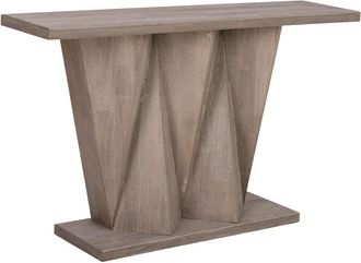 Wanderlust Deco Recibidor De Madera Marr&oacute;n 135x34x83h Cm