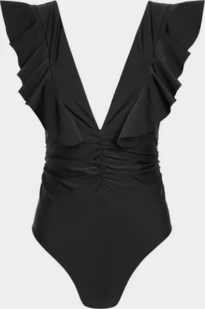 Ramy Brook Kaye Ruffle One-Piece Swimsuit