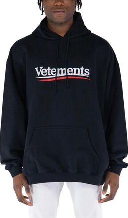 VETEMENTS Hombre, Sudaderas, Negro, Talla: M