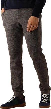 Alberto Alberto, Heren, Broeken, Bruin, Maat: W36 L32 Katoen