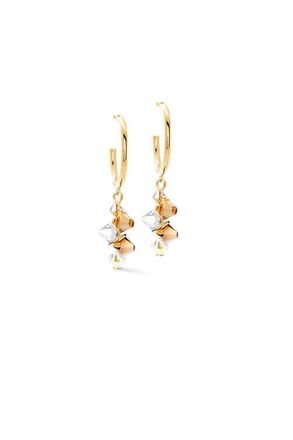 Coeur de Lion Dancing Crystals Gold Earrings in Beige at Nordstrom