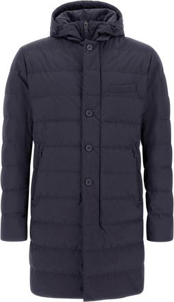 Herno Coats Blue And Green