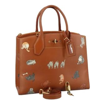 Louis Vuitton Pre-owned Handtas - Dames - Pre-owned - Bruin - Maat: ONE Size Leer