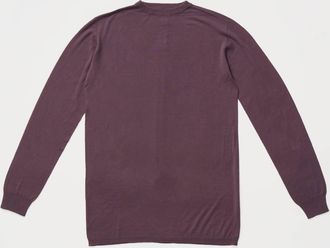 Rick Owens Mens Oversize Roundneck Sweater In Amethyst