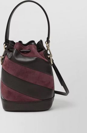 Fendi mon tresor mini leather bucket bag