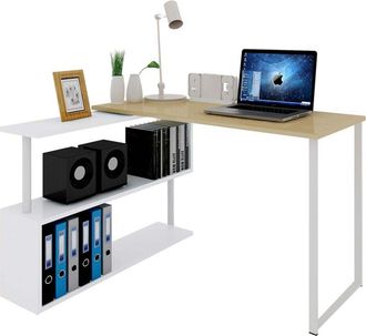 Woltu Scrivania per Computer Tavolo tazione di Lavoro Studio Ufficio Legno