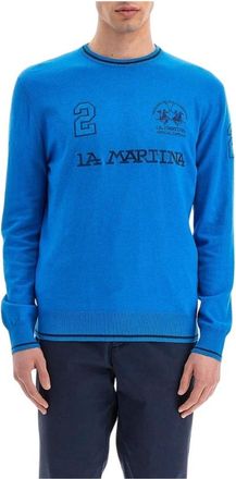 La Martina Hombre, Jerseys, Azul, Talla: M