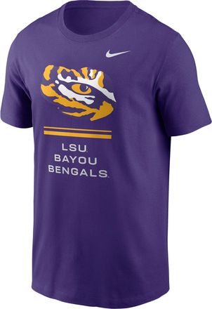 Nike LSU Sideline Nike Mens Dri-FIT College T-Shirt in Purple | 02ET51LLSN-ZK0