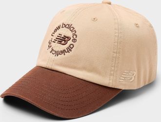 New Balance Womens Two-tone embroidered logo baseball cap