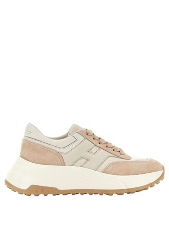 Hogan Brown Logo Sneakers