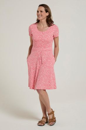 Mountain Warehouse Dames/Dames Orchidee Zeeschelpen UV-bescherming Midi Dress (Rood)