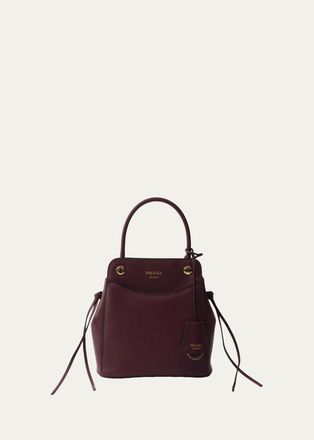 Prada Carry Leather Top-Handle Bag