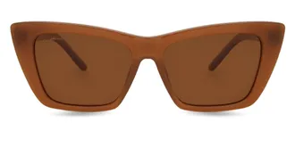Montana Eyewear MP64 Polarized MP64F Womens Sunglasses Brown Size 53
