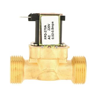 OEM V&aacute;lvula Solenoide El&eacute;ctrica De Lat&oacute;n, Ac220v Dc12v 24v Dn15-220v