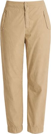 Transit Par-Such Womens Baggy Pants In Cotton Poplin Nut
