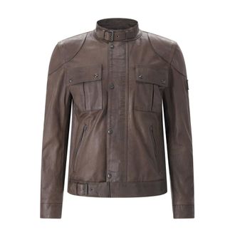 Belstaff Giacche in pelle - - Jackets - Uomo - Marrone - XL