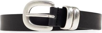 By Malene Birger Zoilo Leather Belt - Dames - Riemen - Zwart - ONE Size - Leer - Accessoires