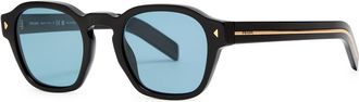 Prada Rectangle-frame Sunglasses - Black - One Size