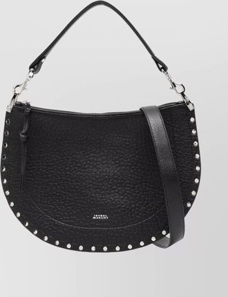 Isabel Marant soft zip shoulder bag with studded detail