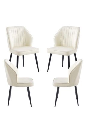 Regalos Miguel Regalos Miguel - Packs Sillas Comedor - Pack 4 Sillas Wenye - Blanco
