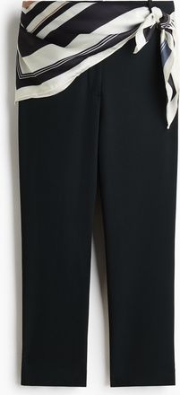 H&M Caprihose mit Tuch - Schwarz