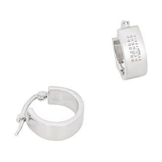 Maison Margiela Accessoires, Dames, Grijs, ONE Size, Earrings