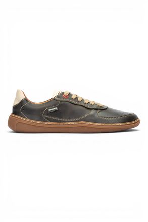 Pikolinos Pikolinos Pine Green Leather Sneakers Trainer Barefoot Shoes - Aranjuez