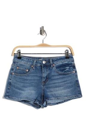 Madden Girl Low Rise Mini Denim Shorts in Dark Wash at Nordstrom Rack, Size 13
