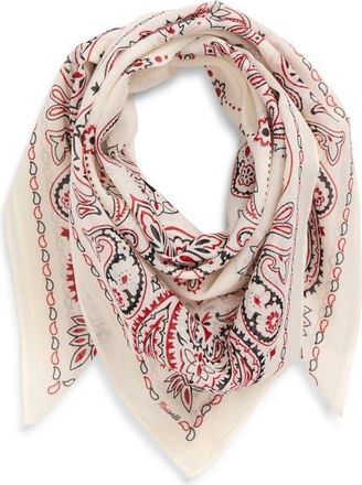 Madewell Medium Cotton Bandana in Primavera Vintage Ivory at Nordstrom