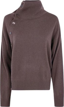 Seventy Venezia Turtleneck - Dames - Coltruien - Bruin - M - Wol - Truien & Vesten