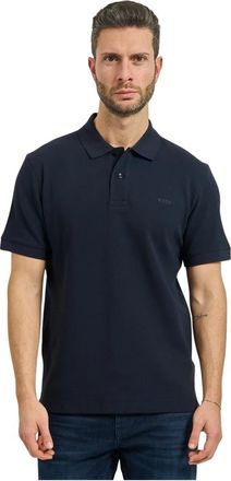 HUGO BOSS Polo Shirt - Heren - Polos - Blauw - 2XL - Katoen - Tops