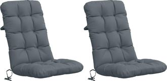 vidaXL Cojines Para Sillas De Respaldo Alto En 2 Piezas Vianen 2 Pcs Vidaxl