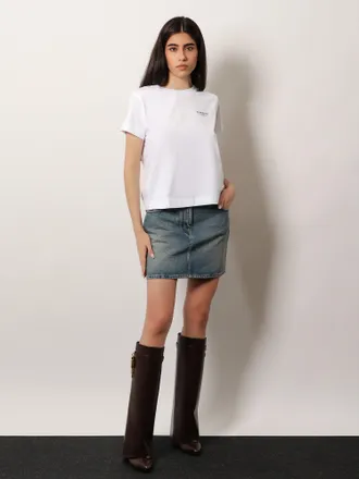 Givenchy Womens Cotton T-Shirt White T-Shirts & Jerseys