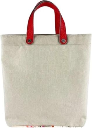 Herm&egrave;s Borsa Tote Pre-owned in Tela - - Pre-owned - Donna - Multicolore - ONE SIZE