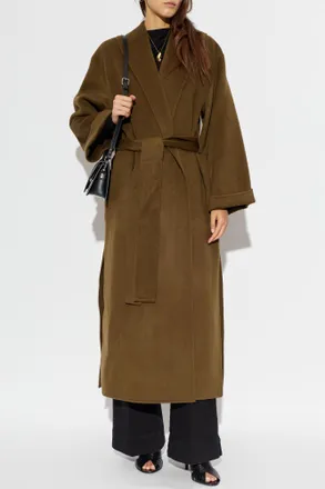 By Malene Birger Wool Coat Trullem, Womens, Brown