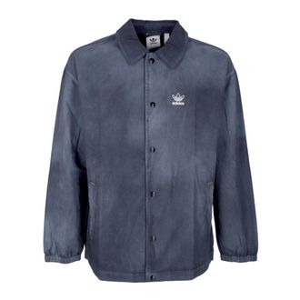 adidas Essentials Coach Jacket - Heren - Trainingsjackets - Zwart - M - Katoen - Fitness