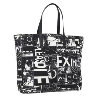 Prada Pre-owned Tote Bags, female, Black, Size: ONE SIZE Pre-owned Nylon Tote Bag