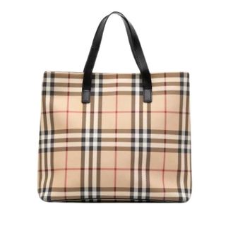Burberry Pre-owned Tote Bags, female, Brown, Size: ONE SIZE Pre-owned Leather totes