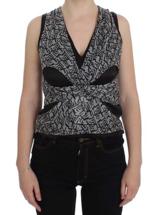 Karl Lagerfeld Silk Blouse Womens Top