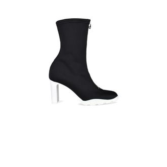 Alexander McQueen Schoenen, Dames, Zwart, 36 EU, Leer, Scuba 85mm Boots