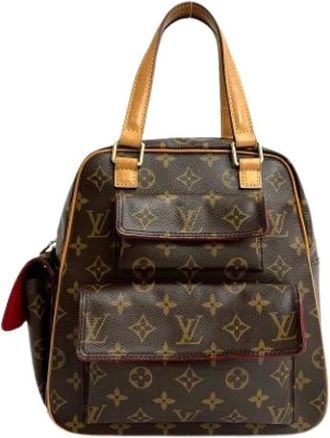 Louis Vuitton Pre-owned Handbags, female, Brown, Size: ONE SIZE Pre-owned Leather Handbag