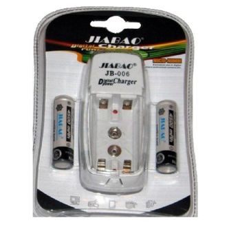 Trade Shop Trade Shop - Carica Batterie Pile Stilo Ministilo Aa Aaa Jb-006 + 2 Pile Ricaricabili