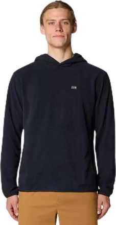 Mountain Hardwear Microchill Hoodie Mens Black Fleece Long Sleeve GBO3977