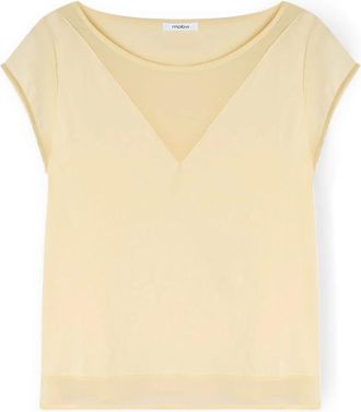 Motivi Mujer, Blusas y Camisas, Amarillo, Talla: S