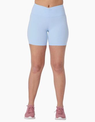 Skechers Womens Skechers Goflex Slim 6 Bike Short Polyester Womens Silver Activewear Shorts - Size: 16